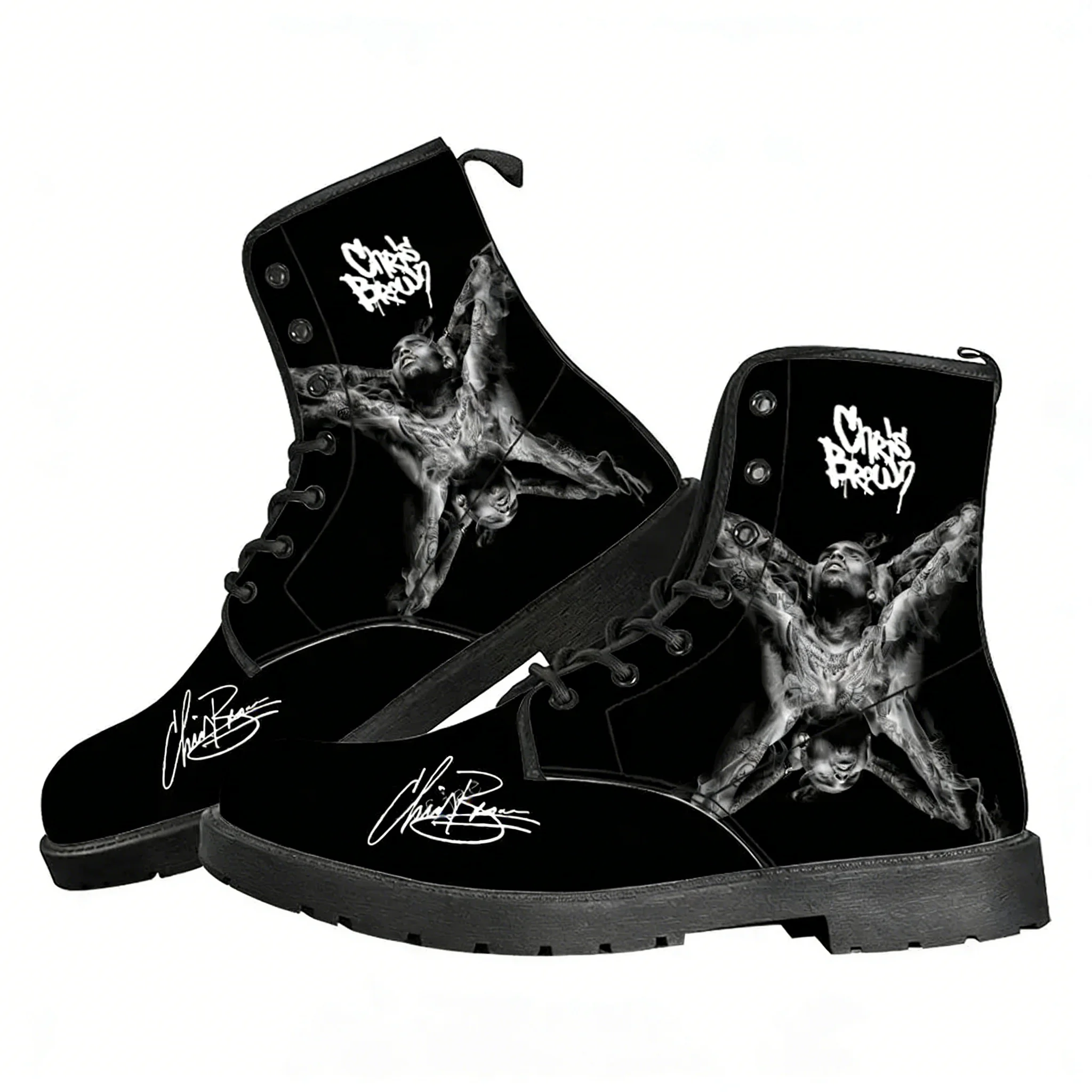 Women'S Fashion Hiking Boots - Botas casuais Chris Brown Hip hop