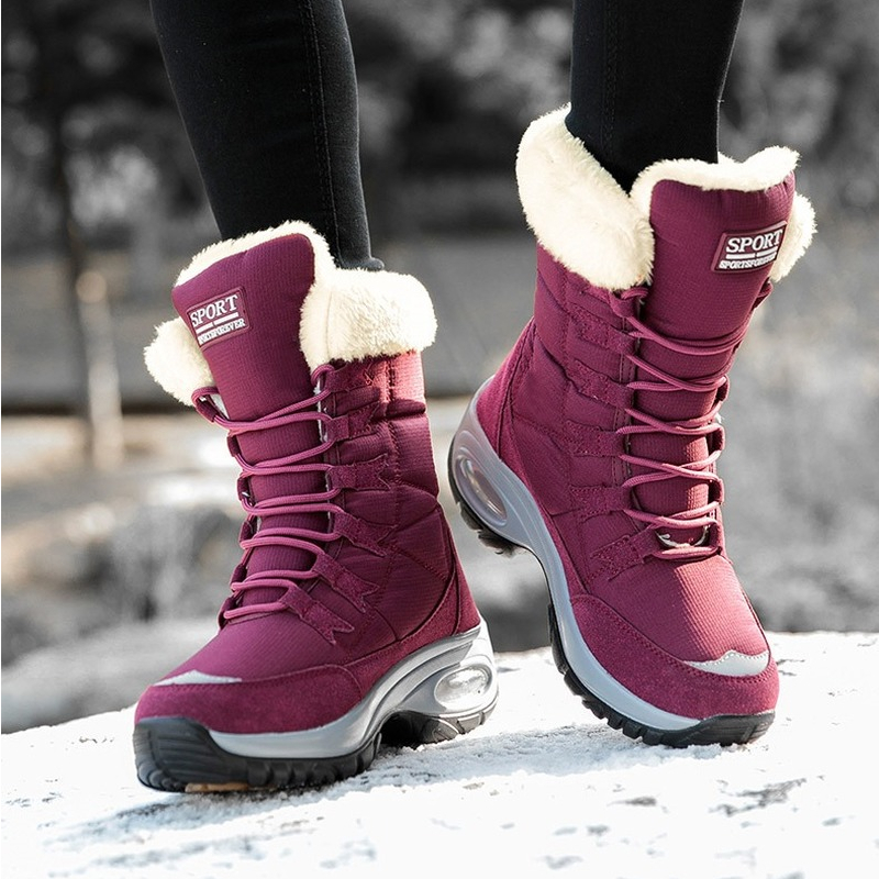 Women'S Fashion Hiking Boots - Botas de neve femininas de alta