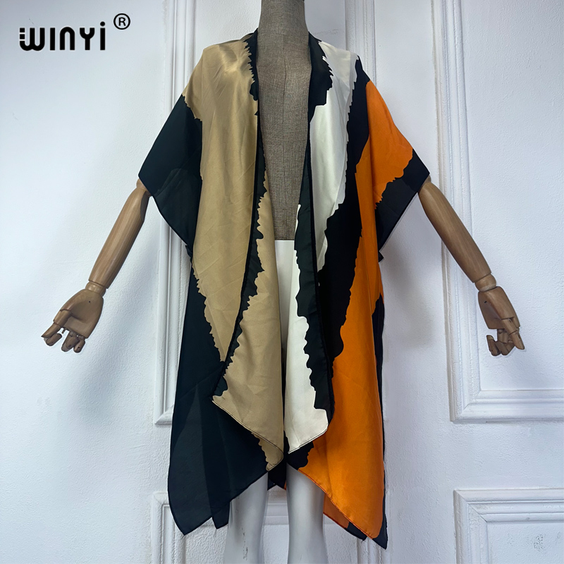 Women'S Fashion Kimono - Winyi verão quimonos feminino boho impressão