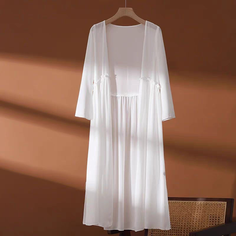 Women'S Fashion Kimono - Cardigã Longo Feminino Plus Size 6XL