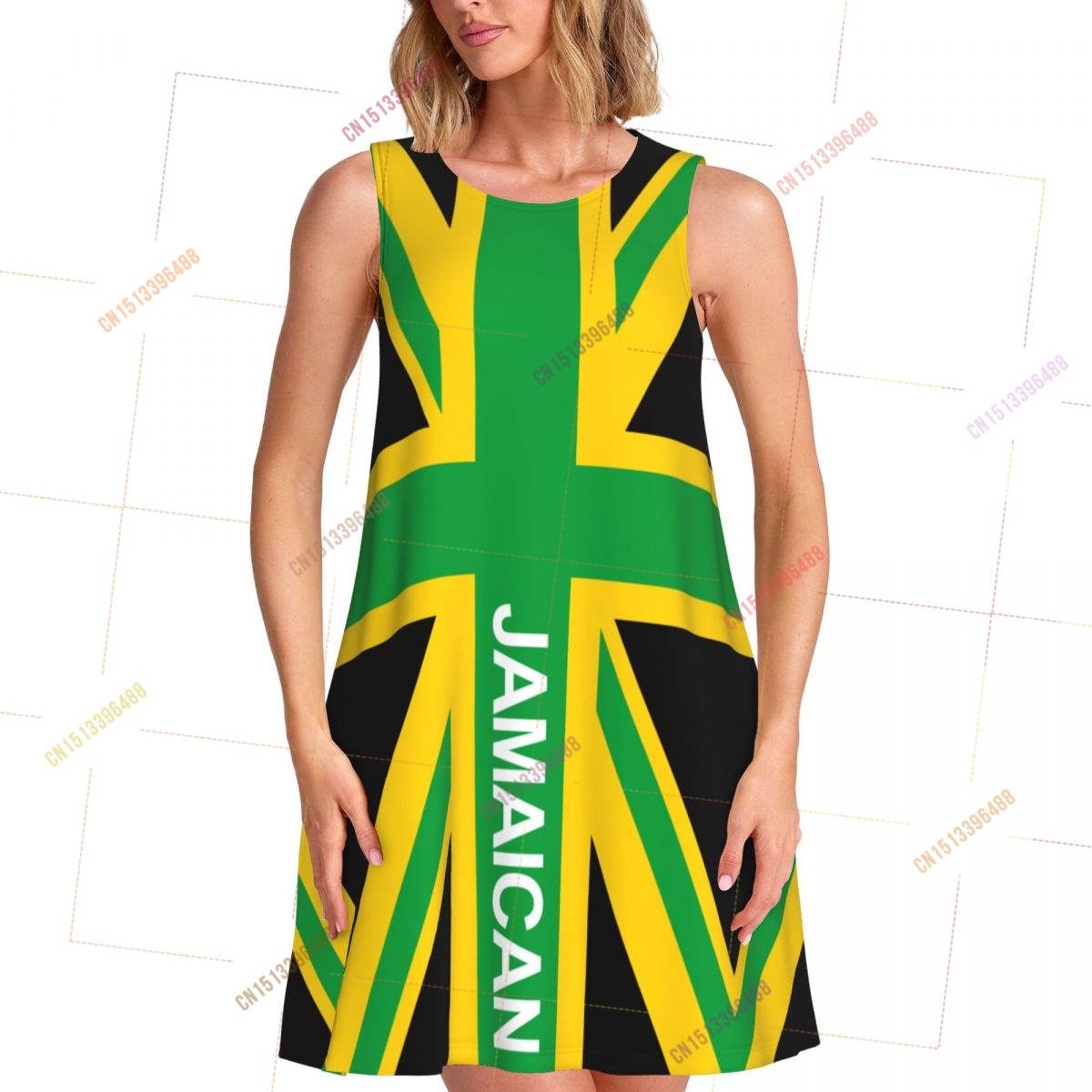 Women Fashion Uk - Vestido Feminino 2026 Jamaica UK Flag