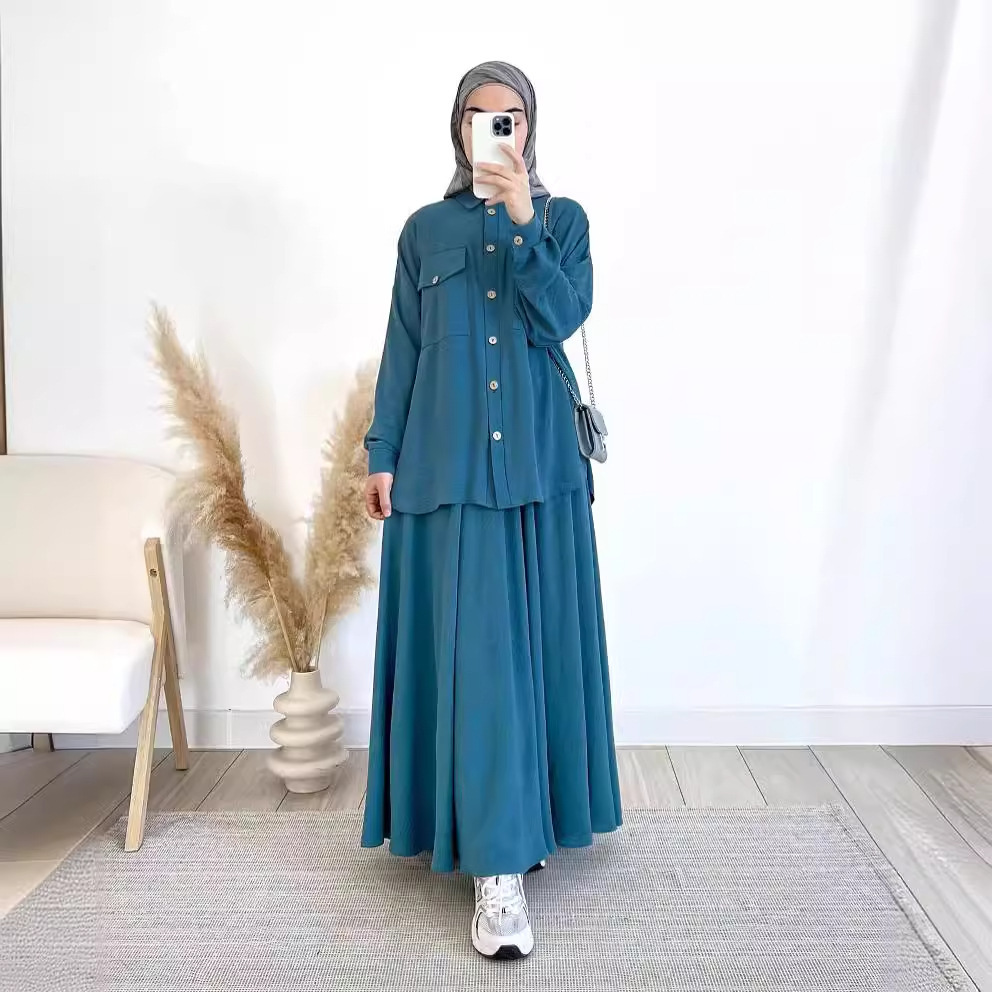 Turkey Women Fashion - Conjunto de camisa e saia de