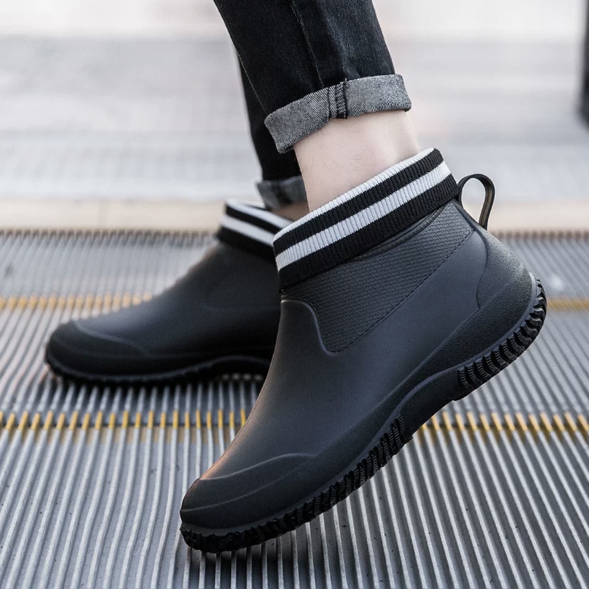 Women'S Fashion Gumboots - Botas de chuva de casal para