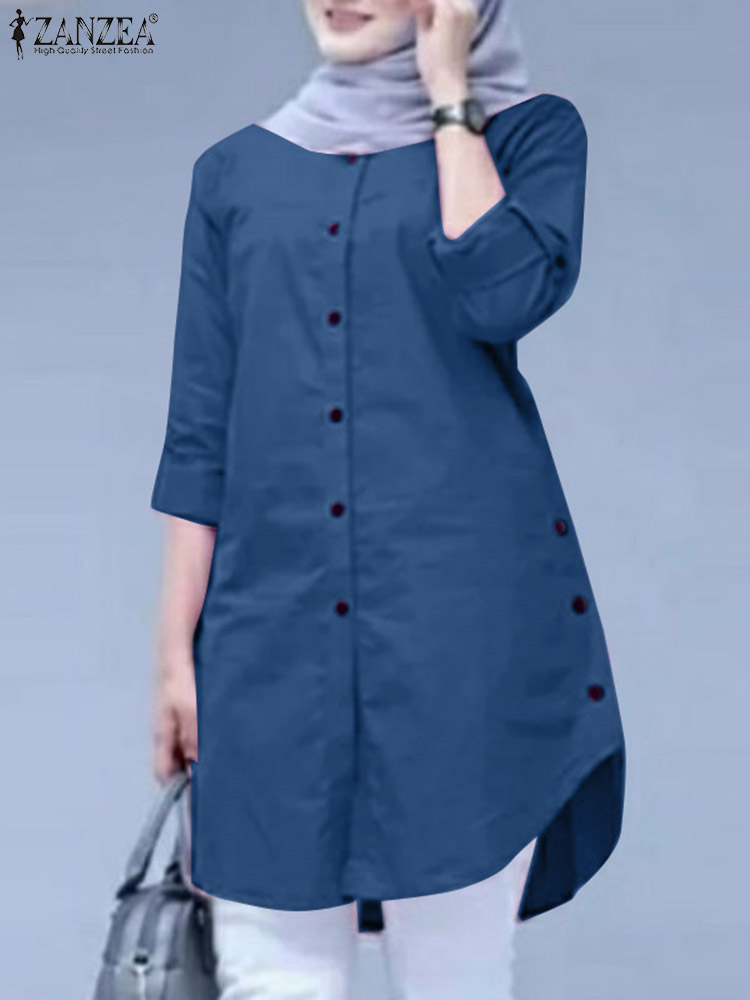 Turkey Women Fashion - Camisa de Primavera ZANZEA 2026 Moda