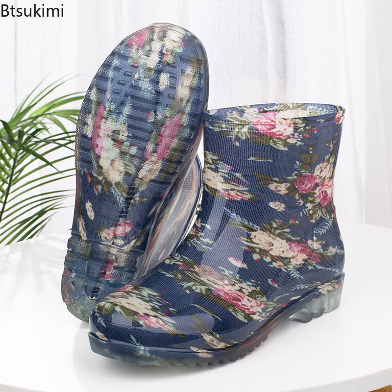 Women Fashion Online - Botas de Chuva Femininas Impermeáveis da
