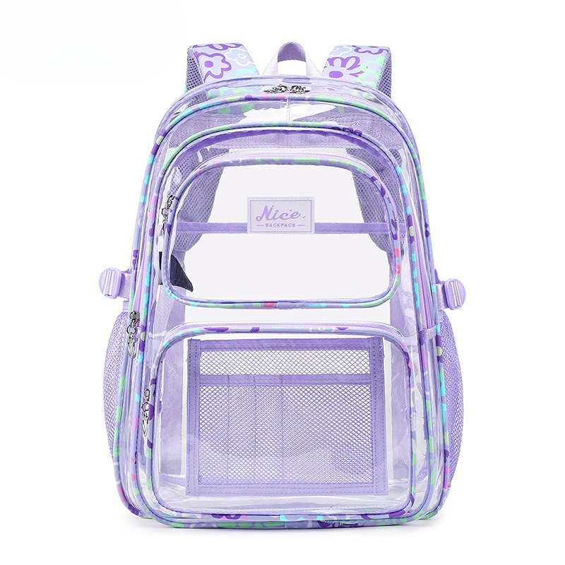 Women Fashion Online - Mochila transparente para mulheres, grande capacidade,