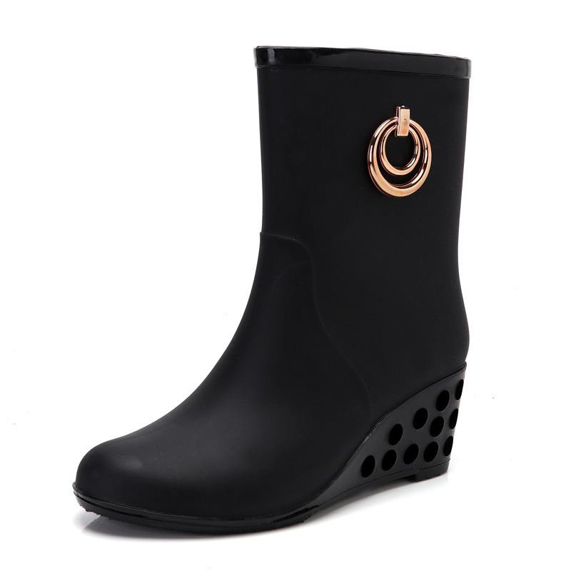 Women'S Fashion Gumboots - Botas de chuva de PVC impermeáveis
