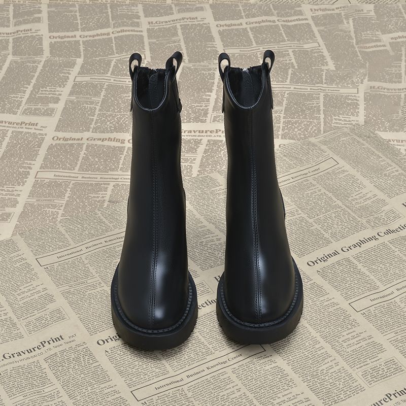 Women'S Fashion Trends 2025 - Botas de tornozelo para mulheres zip