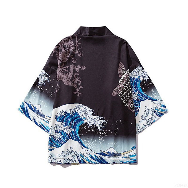 Estilo chinês harajuku haori i - Women'S Fashion Kimono avaliação e preço