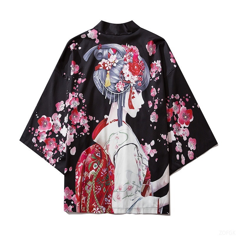 Estilo chinês harajuku haori i - Women'S Fashion Kimono avaliação e preço