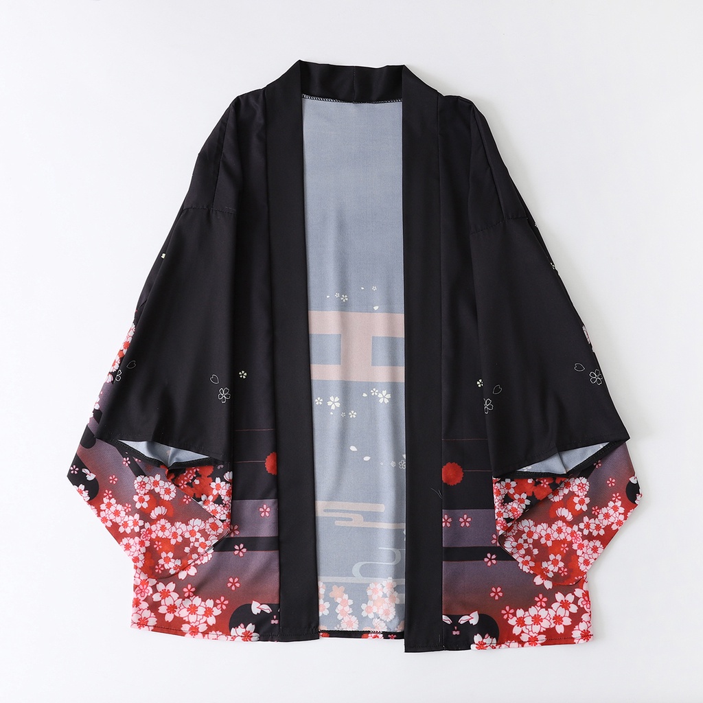 Moda raposa impressão verão pr - Women'S Fashion Kimono avaliação e preço