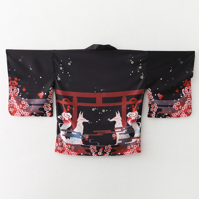 Moda raposa impressão verão pr - Women'S Fashion Kimono avaliação e preço