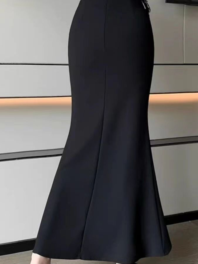 Saia Midi Feminina Plus Size E - A-Line Skirt Midi avaliação e preço