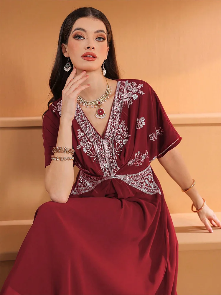Vestido Longo Feminino com Dec - Turkey Women Fashion avaliação e preço