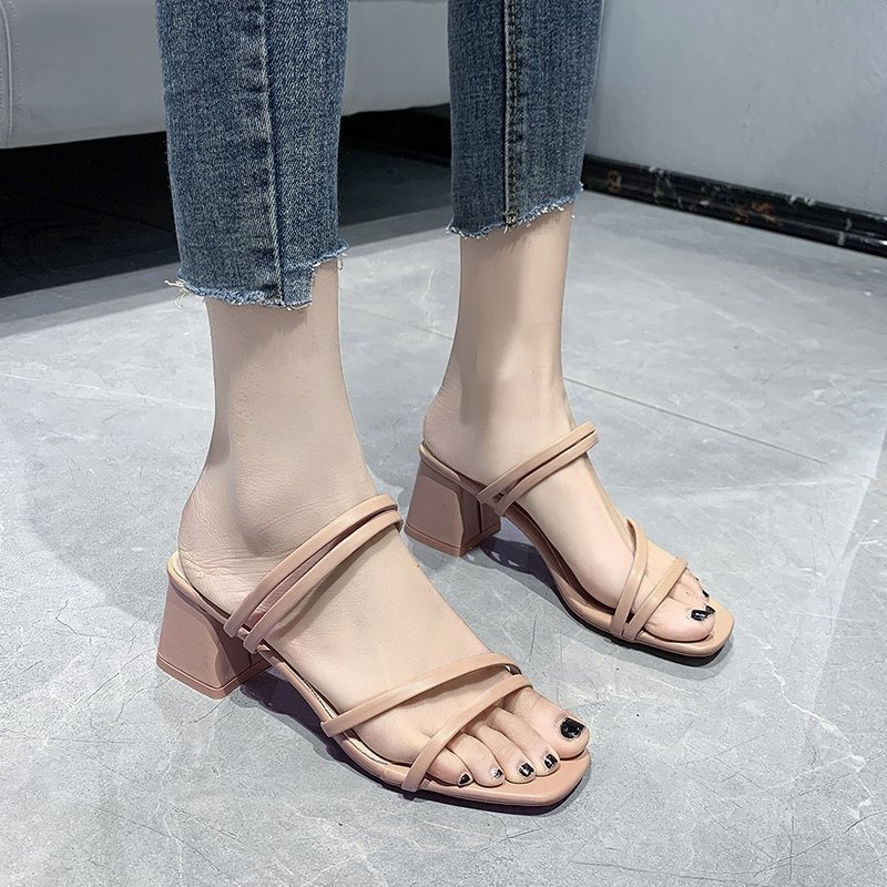 Sandálias de Salto Grosso Plus - Women Fashion Online avaliação e preço