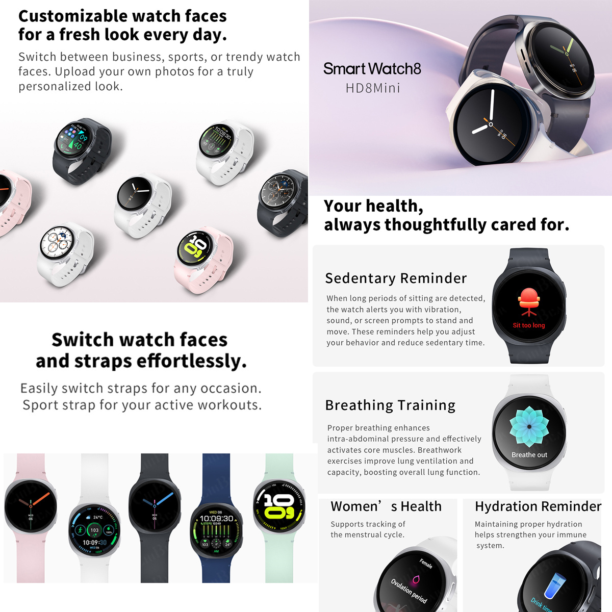Novos Relógios 2026: Smartwatc - Turkey Women Fashion avaliação e preço