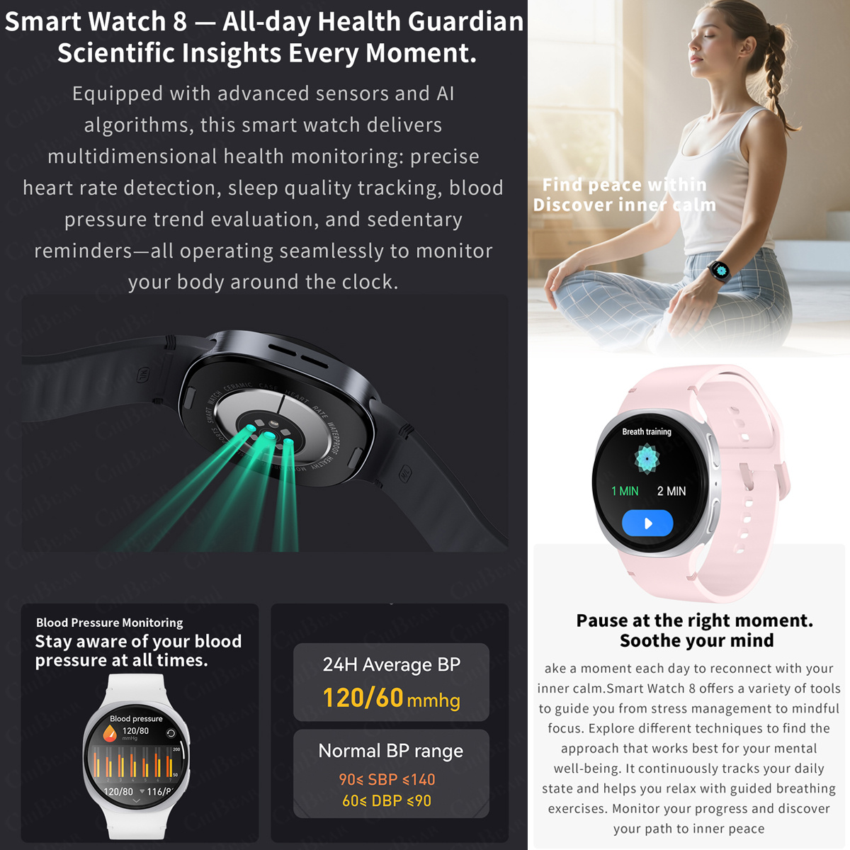 Novos Relógios 2026: Smartwatc - Turkey Women Fashion avaliação e preço