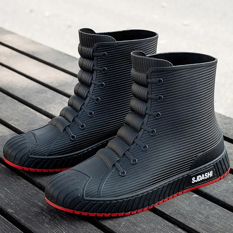 Botas de chuva impermeáveis an - Women'S Fashion Gumboots avaliação e preço