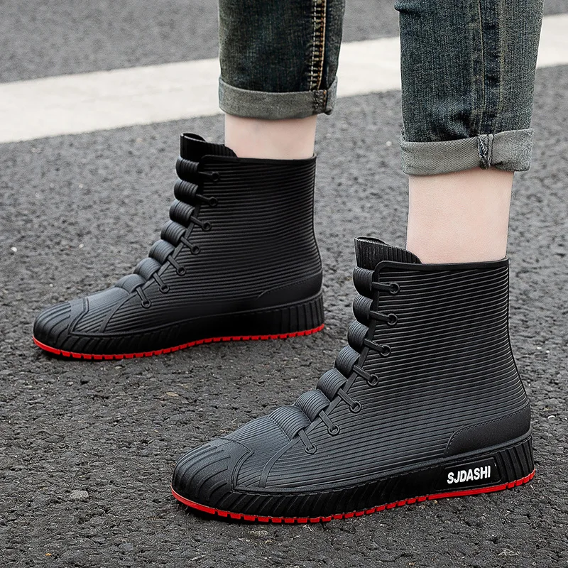 Botas de chuva impermeáveis an - Women'S Fashion Gumboots avaliação e preço
