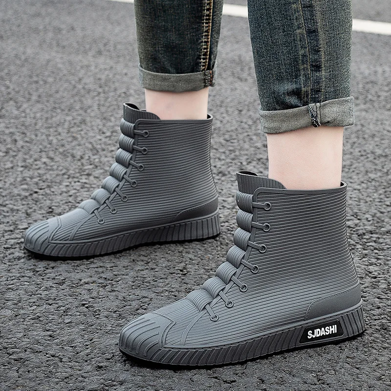 Botas de chuva impermeáveis an - Women'S Fashion Gumboots avaliação e preço