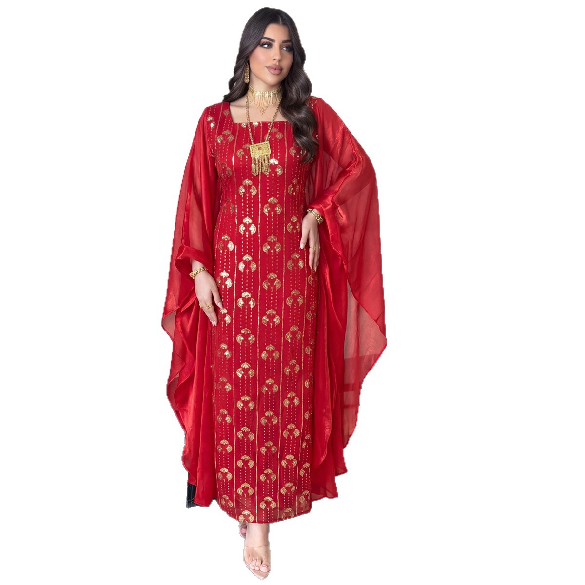 Vestido Longo Feminino Caftan  - Turkey Women Fashion avaliação e preço