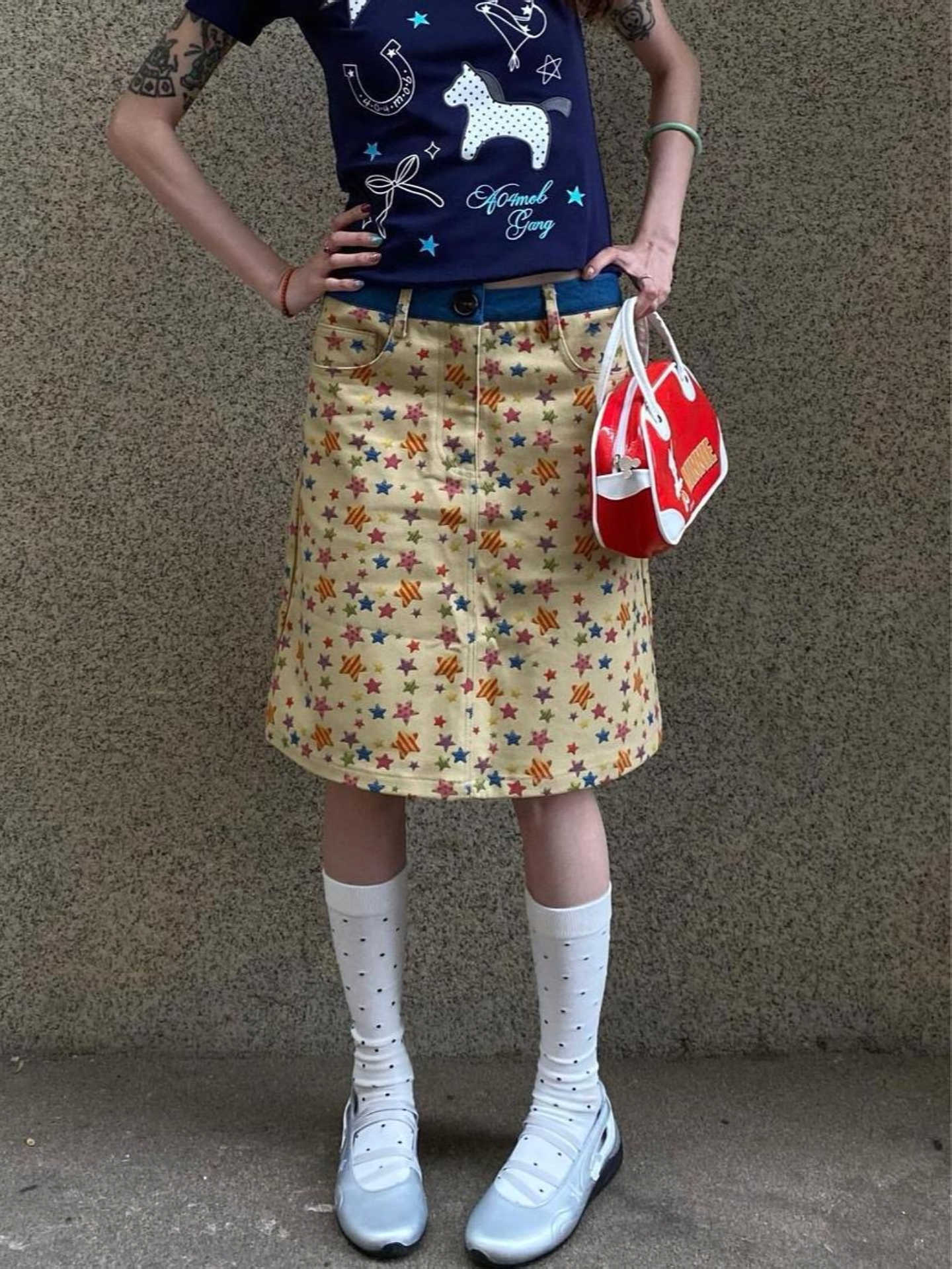 Saias Midi Femininas de Verão, - A-Line Skirt Midi avaliação e preço