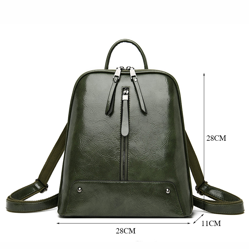 Mulheres mochila de couro moda - Women Fashion Online avaliação e preço