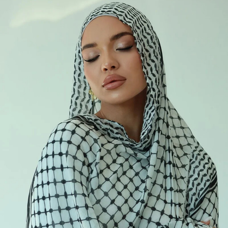 Lenço Chiffon Árabe Impresso p - Women Fashion Uae avaliação e preço