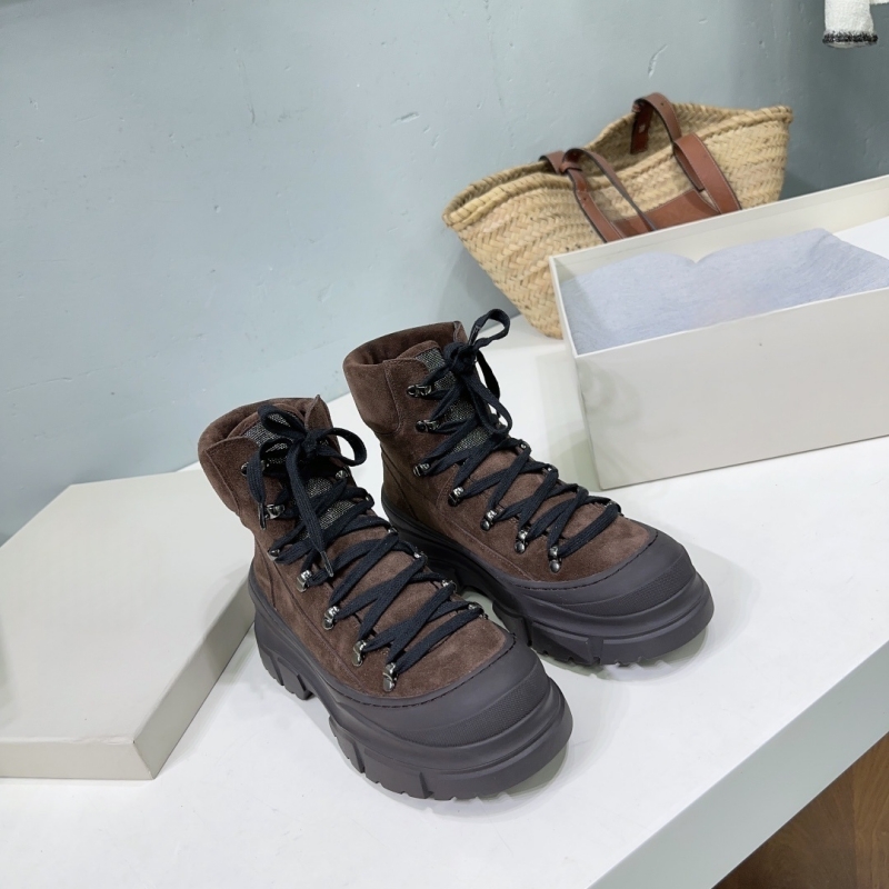 Outono inverno novo couro real - Women'S Fashion Hiking Boots avaliação e preço