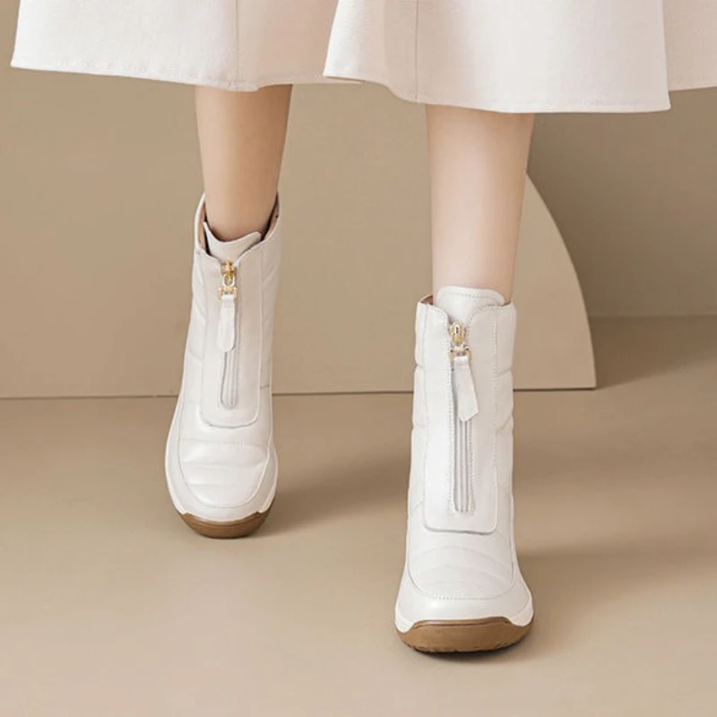 Botas dedo do pé redondo à pro - Women'S Fashion Trends 2025 avaliação e preço