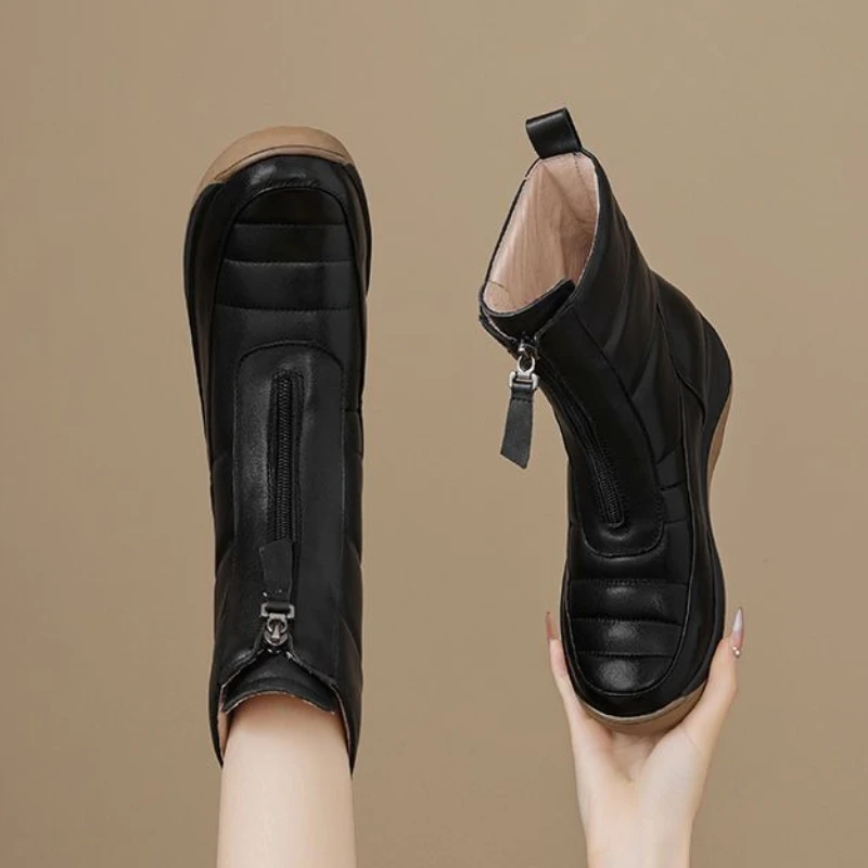 Botas dedo do pé redondo à pro - Women'S Fashion Trends 2025 avaliação e preço