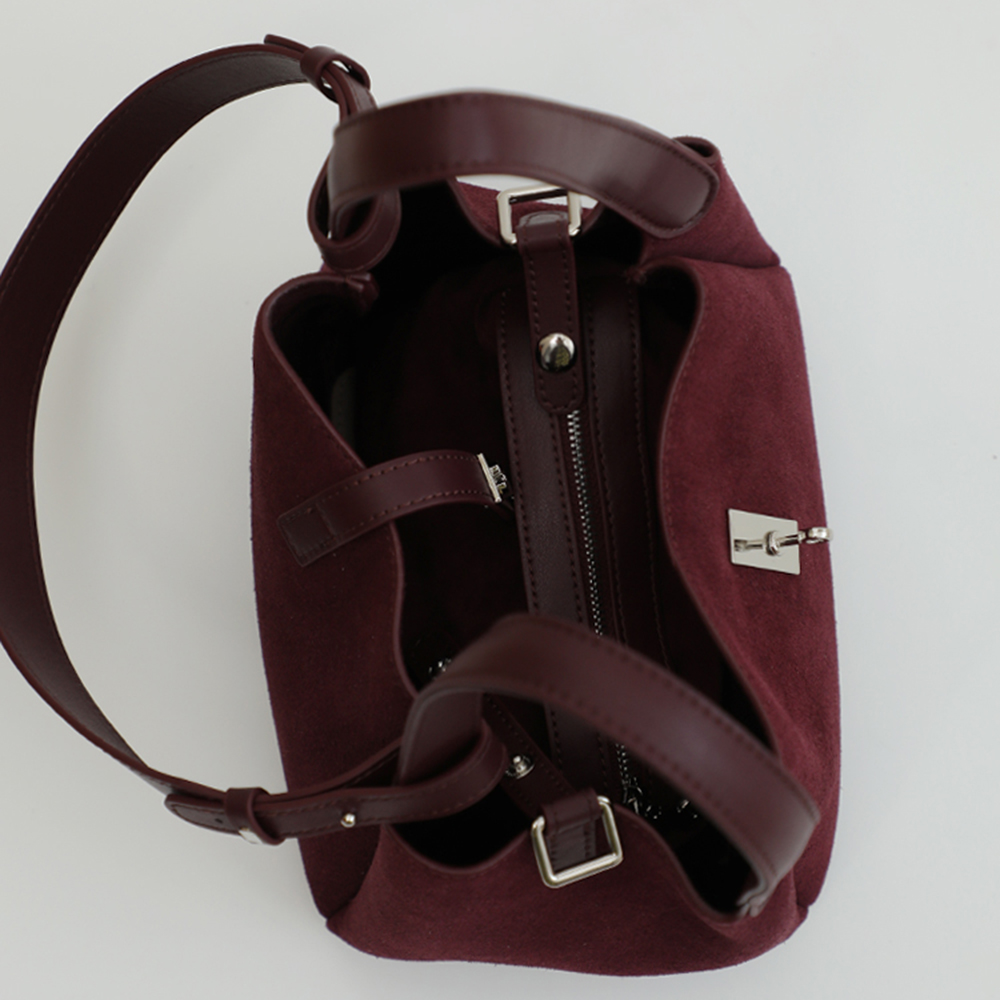Bolsa balde de couro de camurç - Women Fashion Uae avaliação e preço