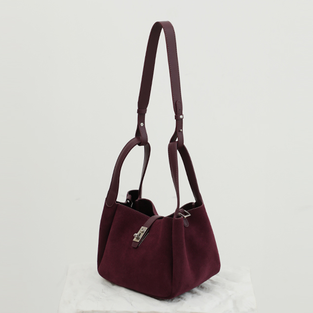 Bolsa balde de couro de camurç - Women Fashion Uae avaliação e preço