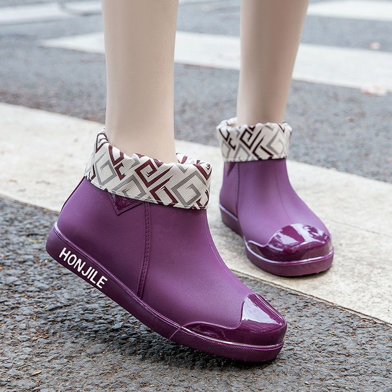 Novas Botas de Chuva de Borrac - Women Fashion Online avaliação e preço