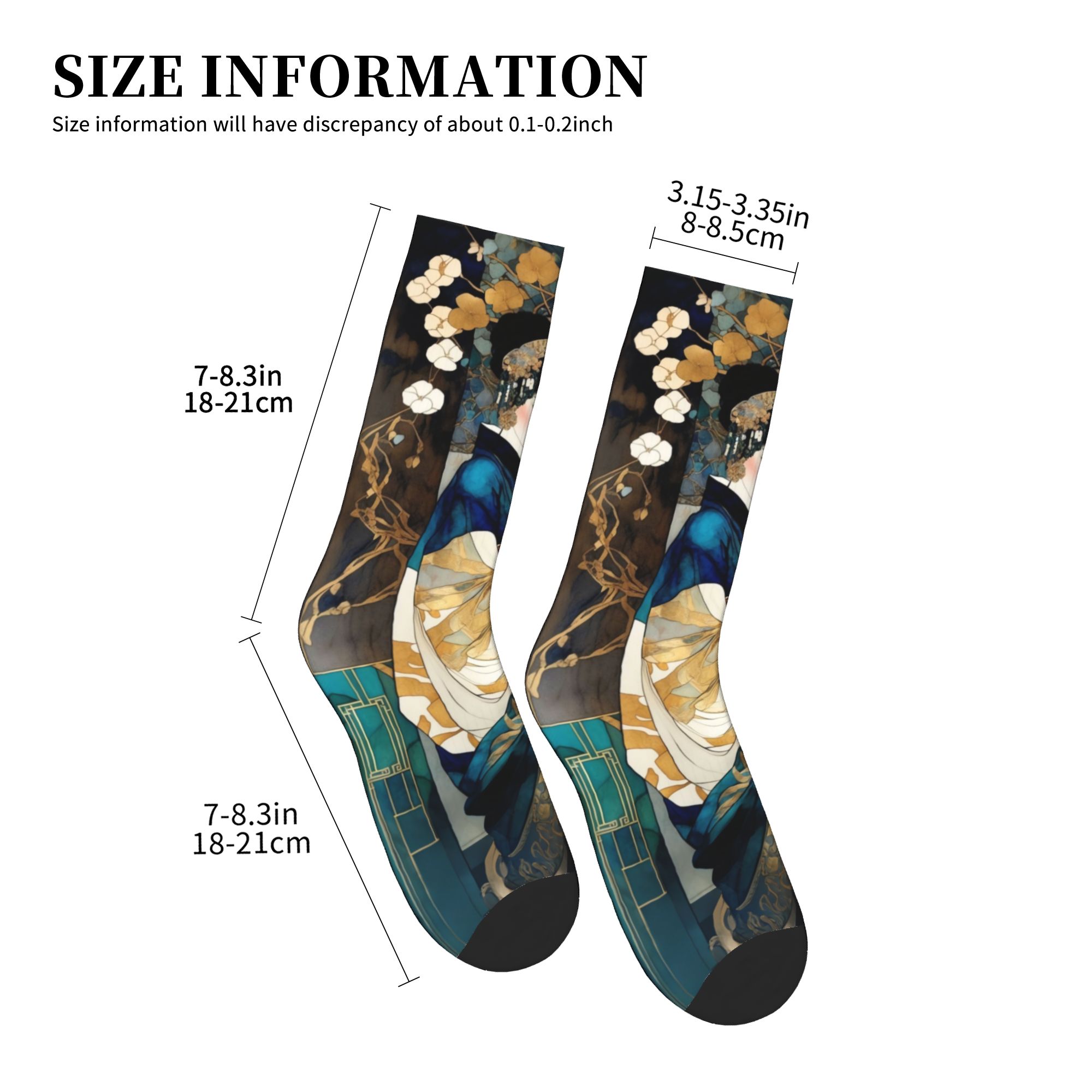 Meias de Luxo Douradas com Est - Women'S Fashion Kimono avaliação e preço