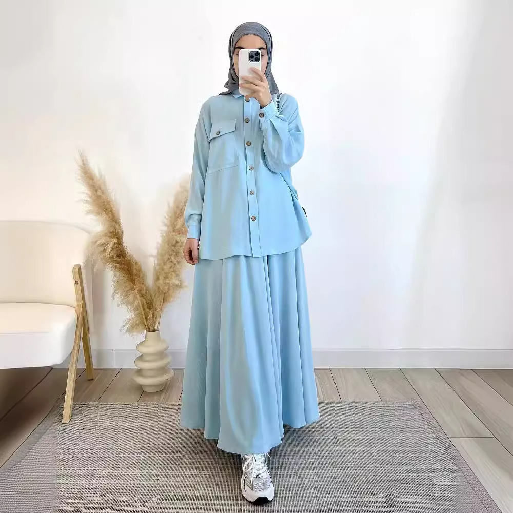 Conjunto de camisa e saia de m - Turkey Women Fashion avaliação e preço