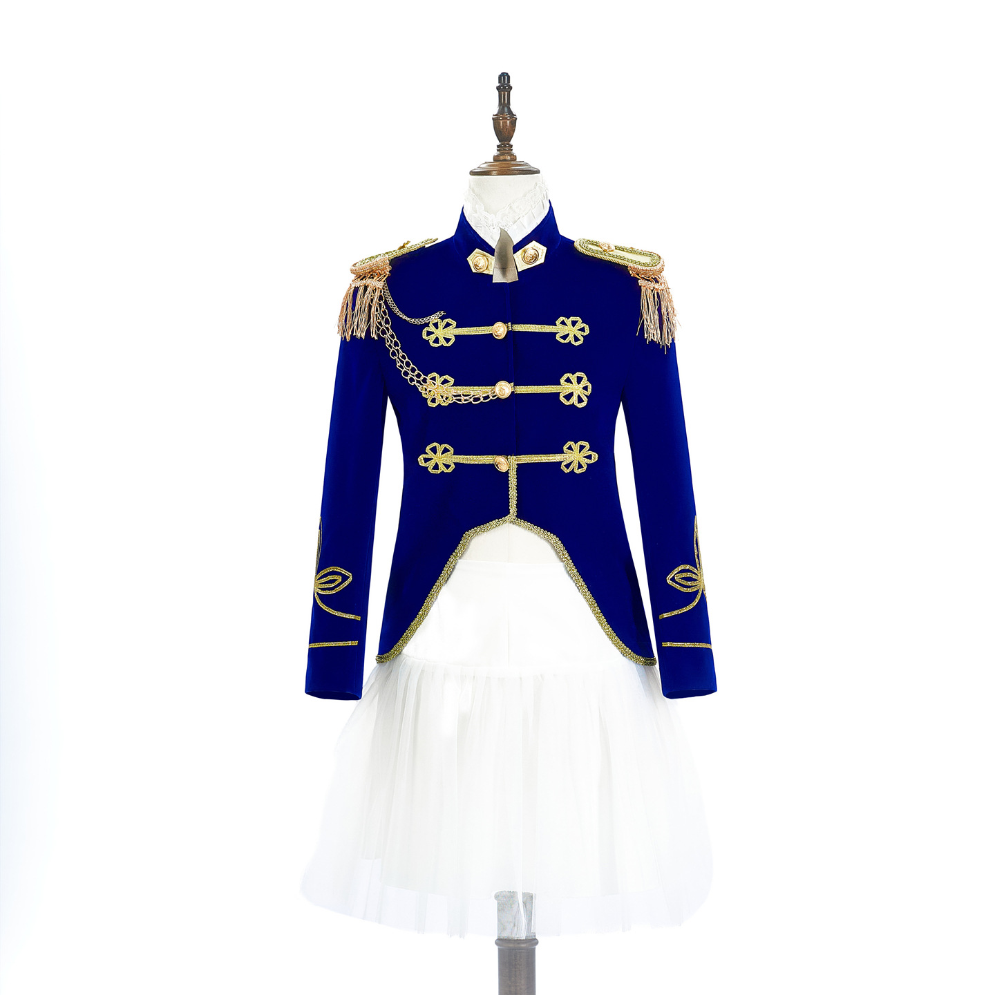 Moda marinha vestido terno par - Women'S Fashion Jackets avaliação e preço