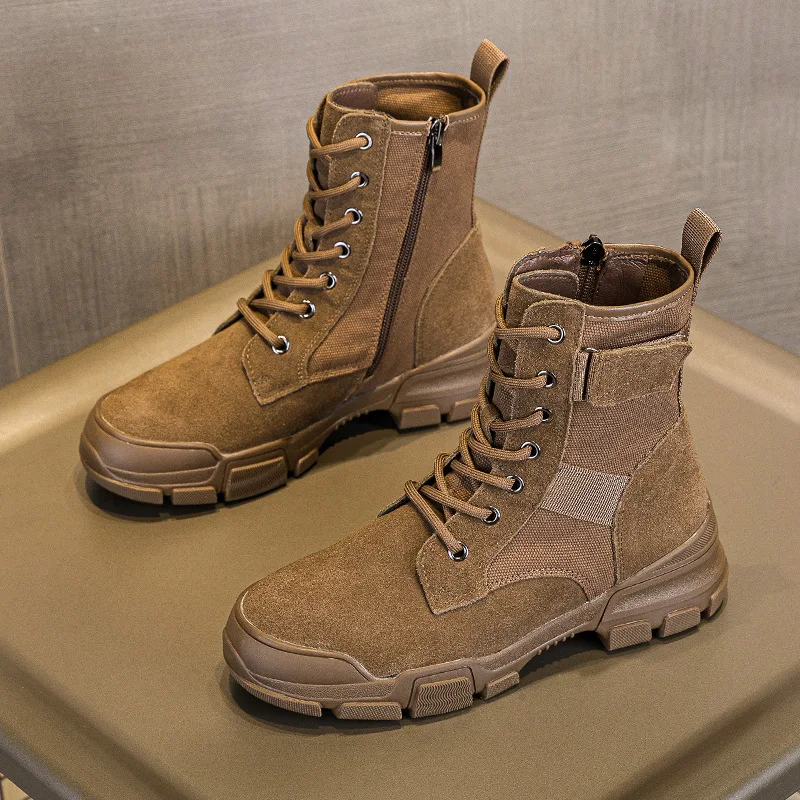 Botas Femininas de Couro da Mo - Women'S Fashion Hiking Boots avaliação e preço