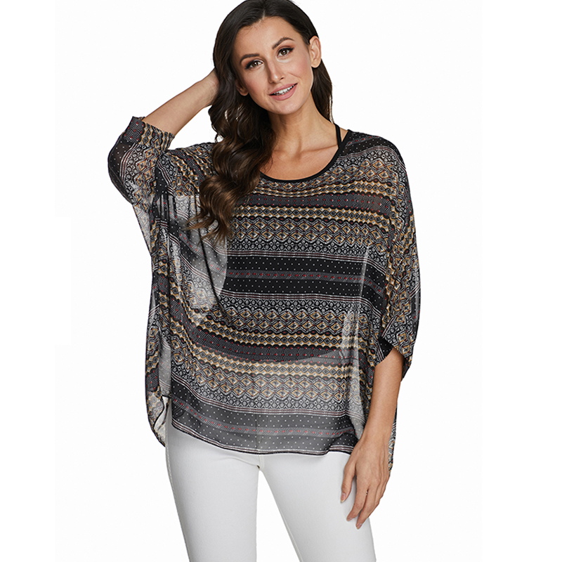 Bhflutter blusa feminina, blus - Women'S Fashion Kimono avaliação e preço