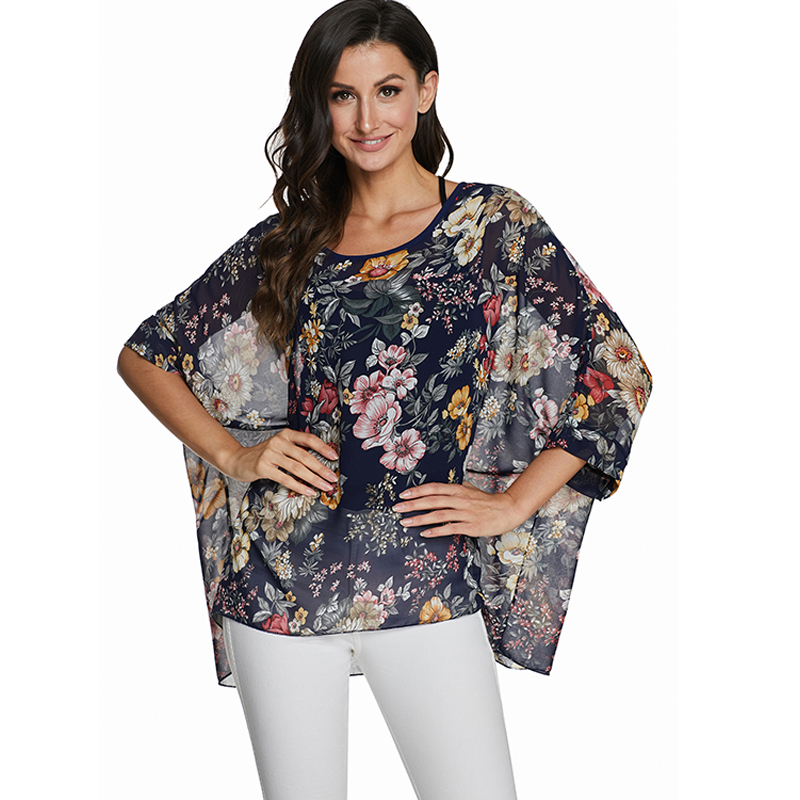 Bhflutter blusa feminina, blus - Women'S Fashion Kimono avaliação e preço