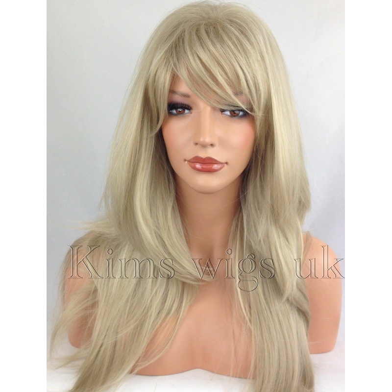 Peruca de Cabelo Longo Loiro R - Women Fashion Uk avaliação e preço