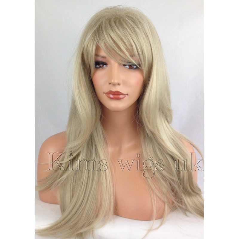 Peruca de Cabelo Longo Loiro R - Women Fashion Uk avaliação e preço