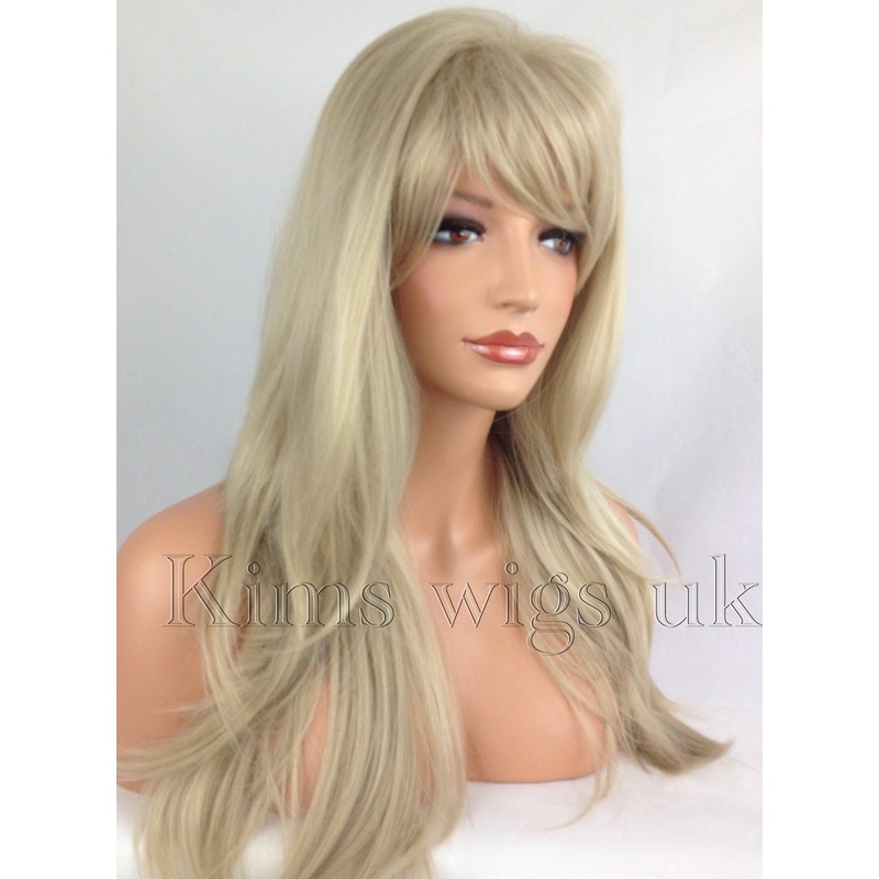 Peruca de Cabelo Longo Loiro R - Women Fashion Uk avaliação e preço
