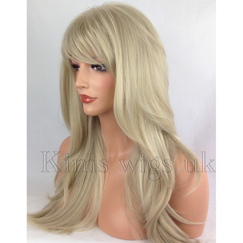 Peruca de Cabelo Longo Loiro R - Women Fashion Uk avaliação e preço