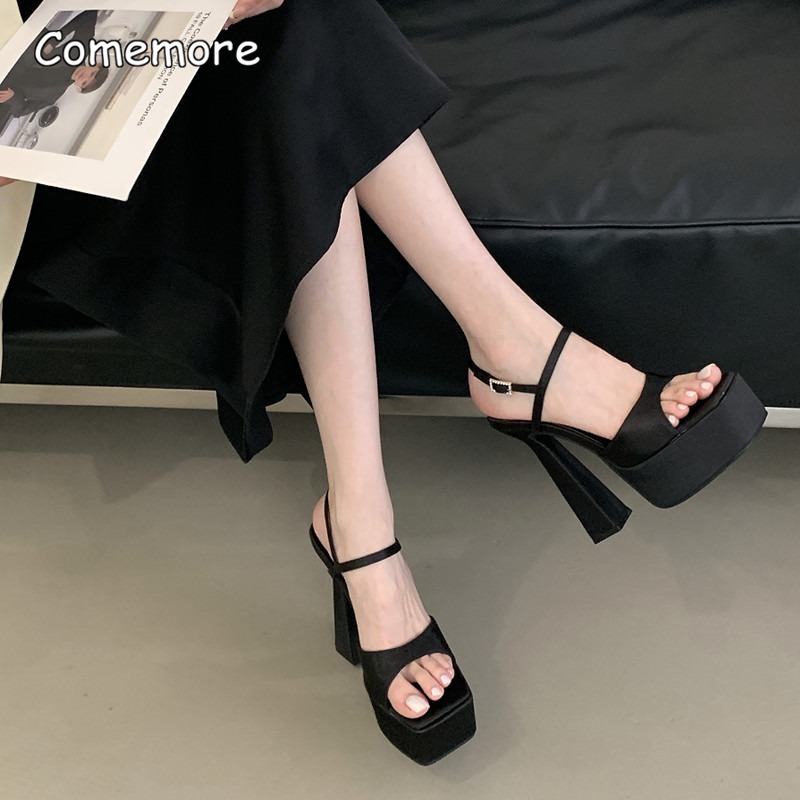 15cm salto alto plataforma gro - Women Fashion Ideas avaliação e preço