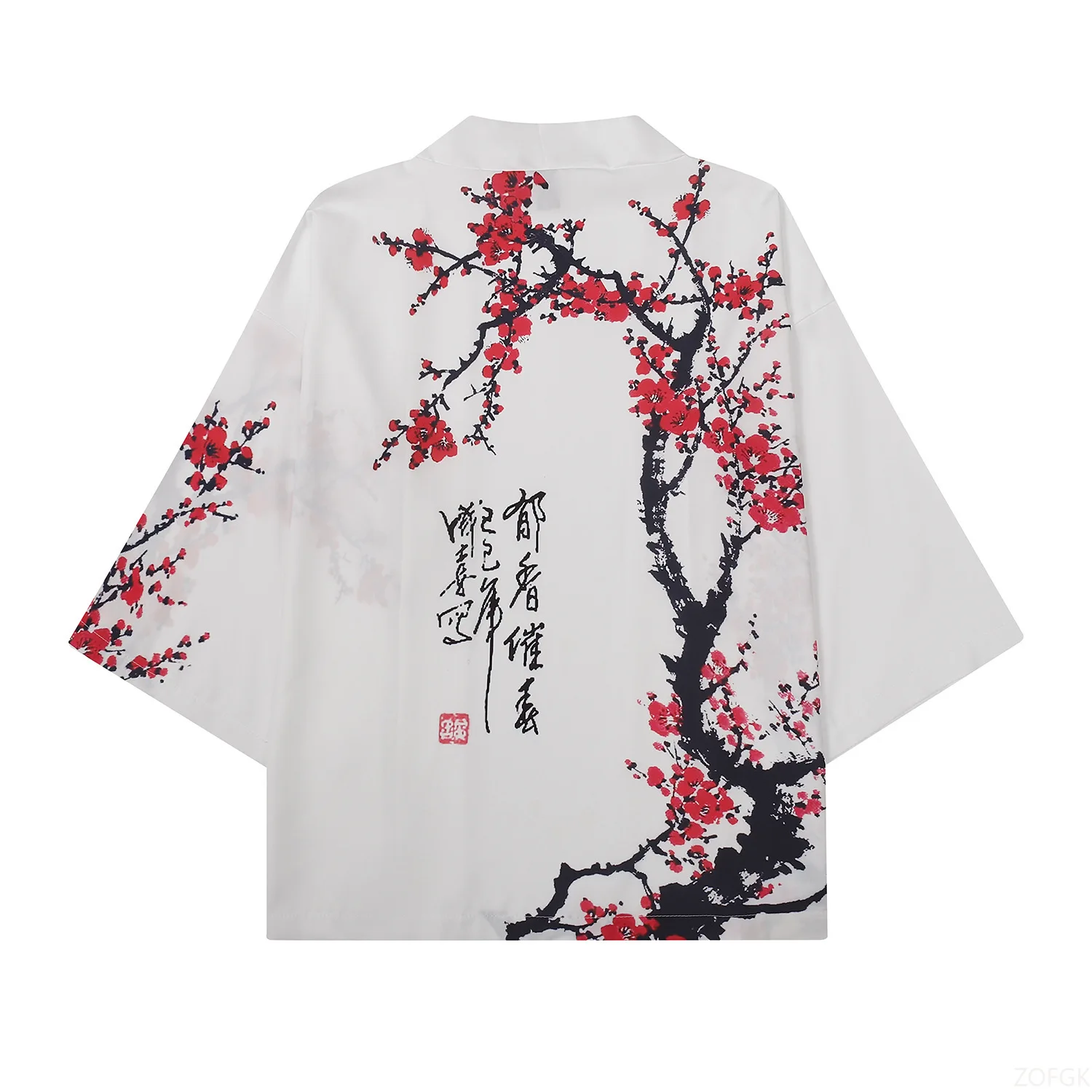 Verão feminino flor impressão  - Women'S Fashion Kimono avaliação e preço