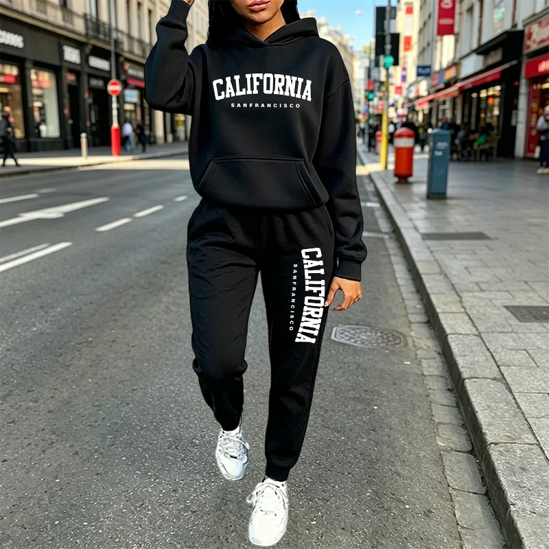 Conjunto de Moletom Casual Urb - Women'S Fashion Suit avaliação e preço