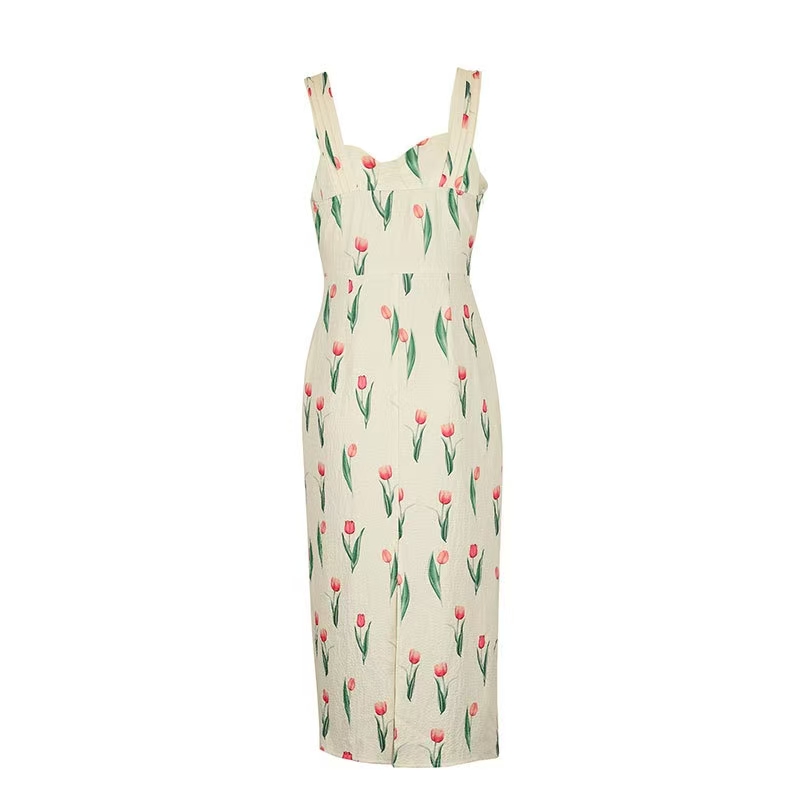 Vestido Cropped Estampado Flor - A-Line Skirt Midi avaliação e preço