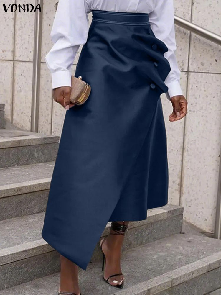 Plus size saias de cetim vonda - A-Line Skirt Midi avaliação e preço