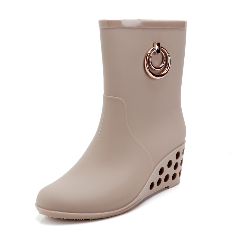 Botas de chuva de PVC impermeá - Women'S Fashion Gumboots avaliação e preço